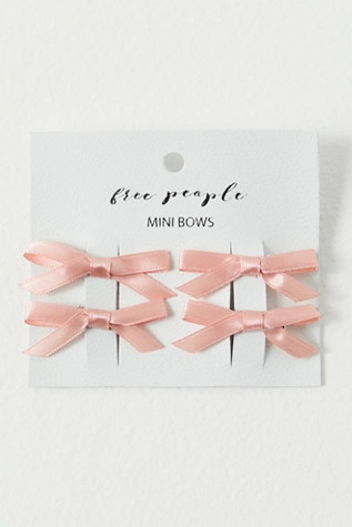 Quincy Mini Bow Set Of 4 | Free People (Global - UK&FR Excluded)