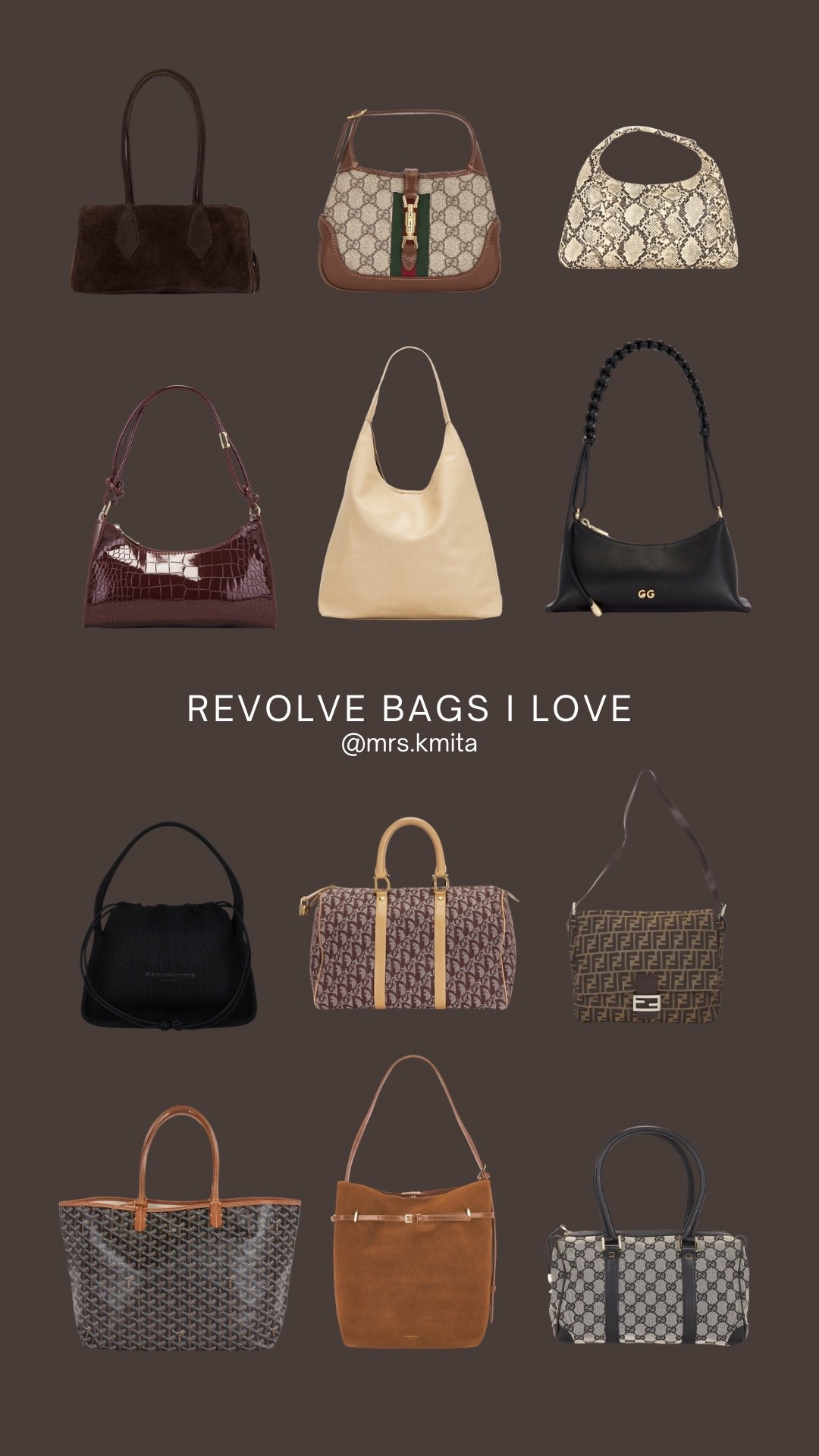 Revolve Bags I Love! Check them out! 