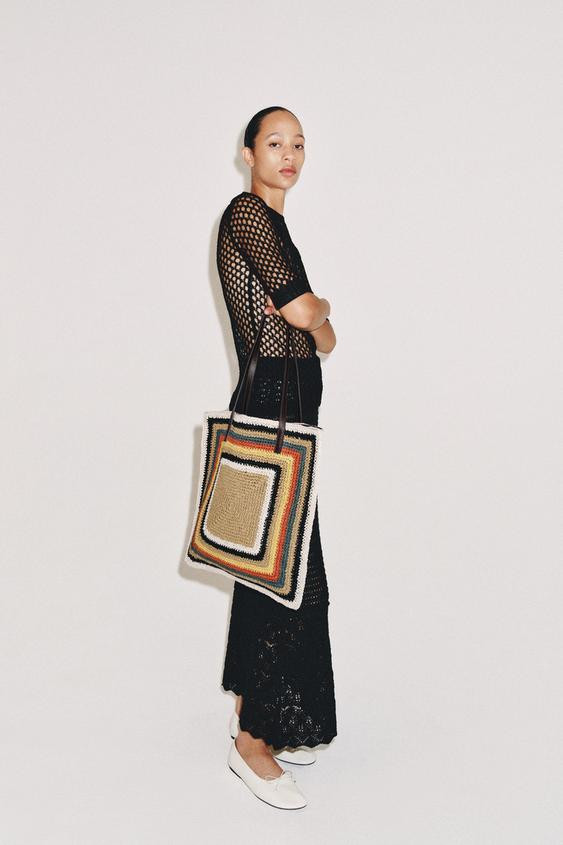 Zara - Multicolor Shopper Bag - Multi-Color - One Size Only - Woman | Zara US