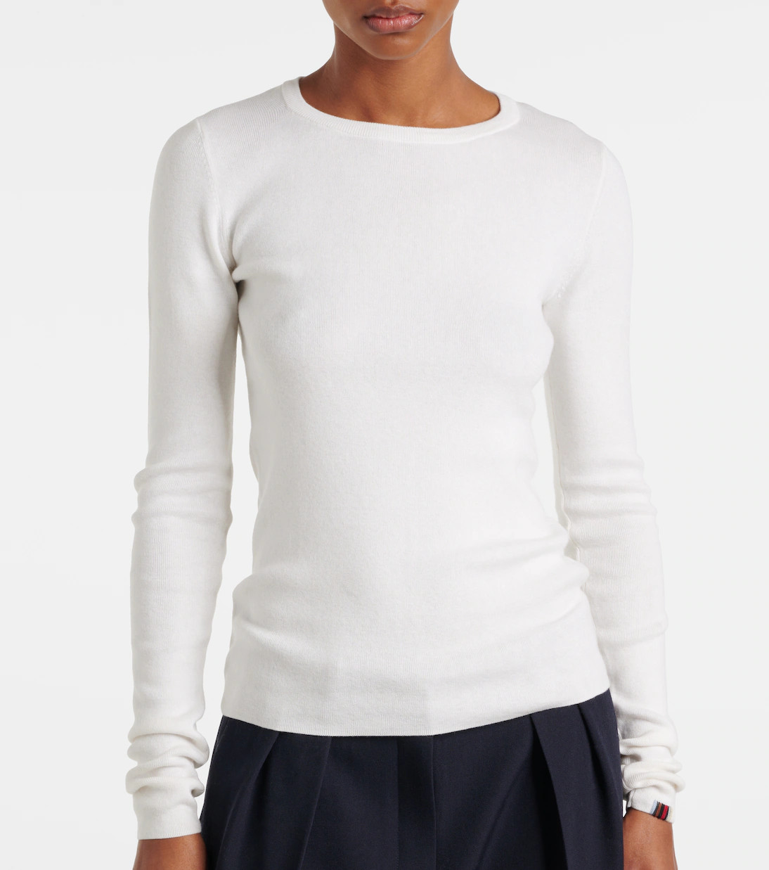 N°392 Eel cotton and cashmere top | Mytheresa (UK)