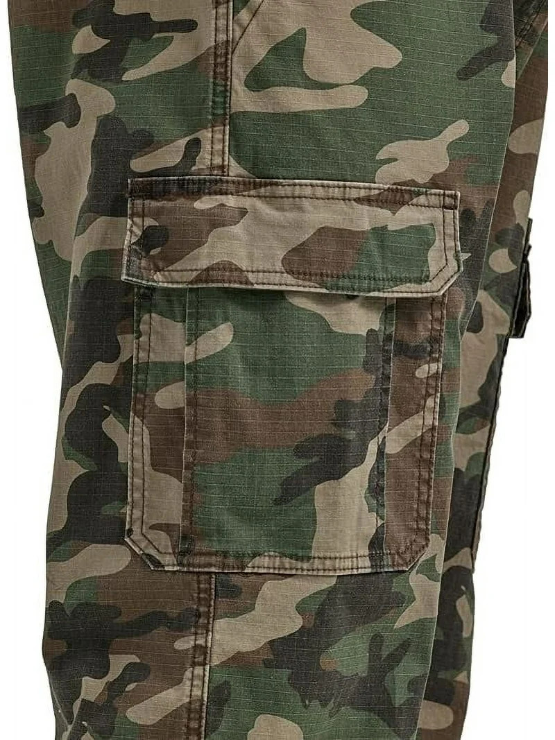 Wrangler Authentics Men's Relaxed Fit Stretch Cargo Pant | Walmart (US)