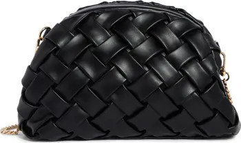 URBAN EXPRESSIONS HANDBAGS Woven Faux Leather Clutch | Nordstromrack | Nordstrom Rack