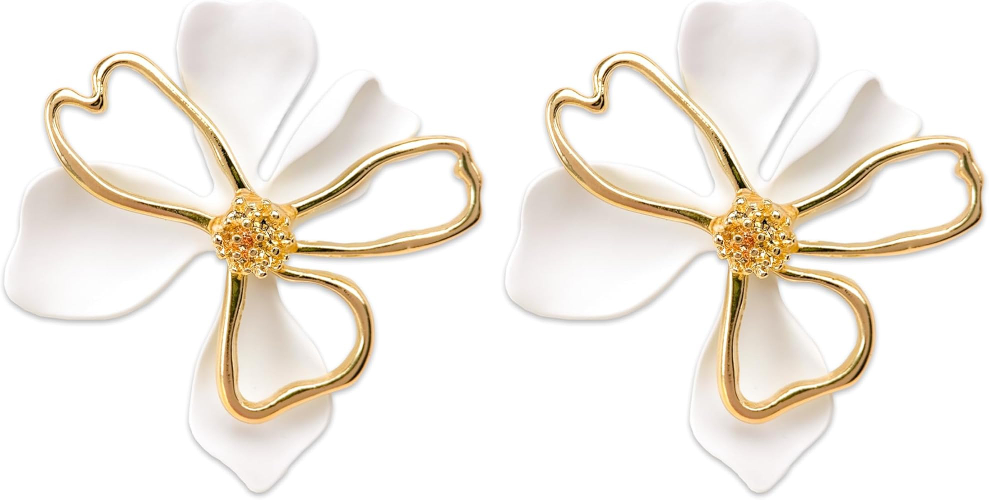 Medieval Vintage Silvery Flower Earrings for Women Hypoallergenic | Amazon (US)