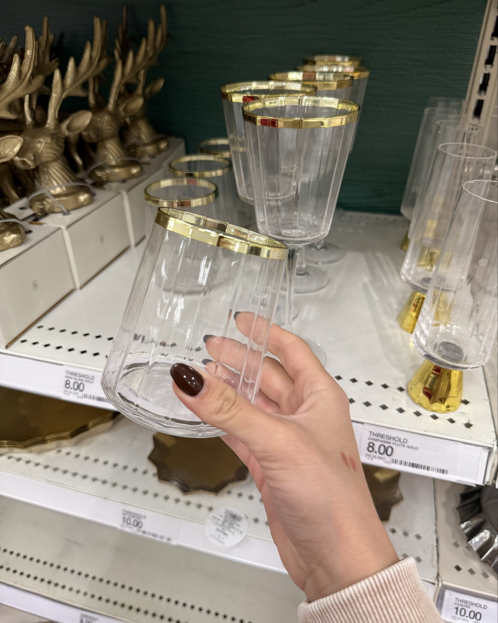 How gorgeous is this drinkware for the holiday season? 

#LTKHoliday