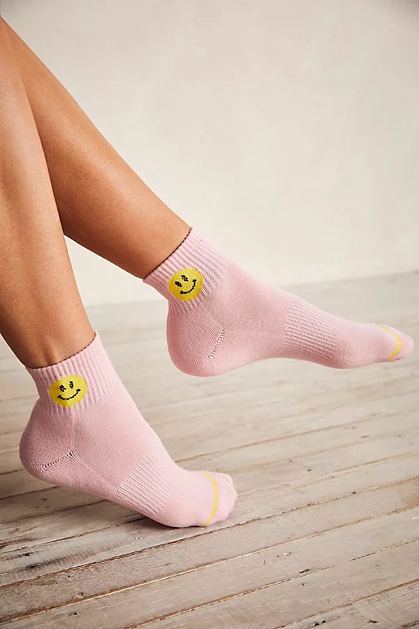 Movement Smiling Buti Ankle Socks by FP Movement at Free People, Soft Pink, One Size | Free People (Global - UK&FR Excluded)