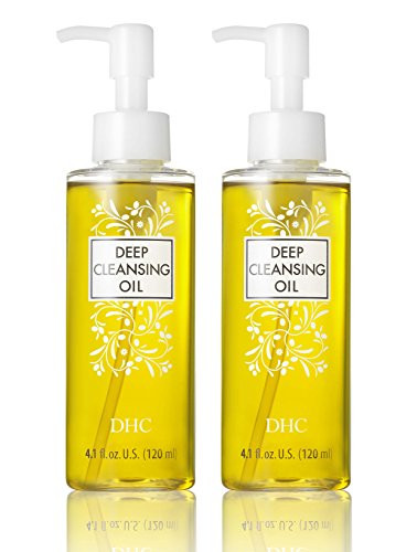 DHC Deep Cleansing Oil Medium 2 pack, Facial Cleansing Oil, Makeup Remover, Cleanses without Clogging Pores, Residue-Free, Fragrance and Colorant Free, All Skin Types, 4.1 fl. oz. | Amazon (US)