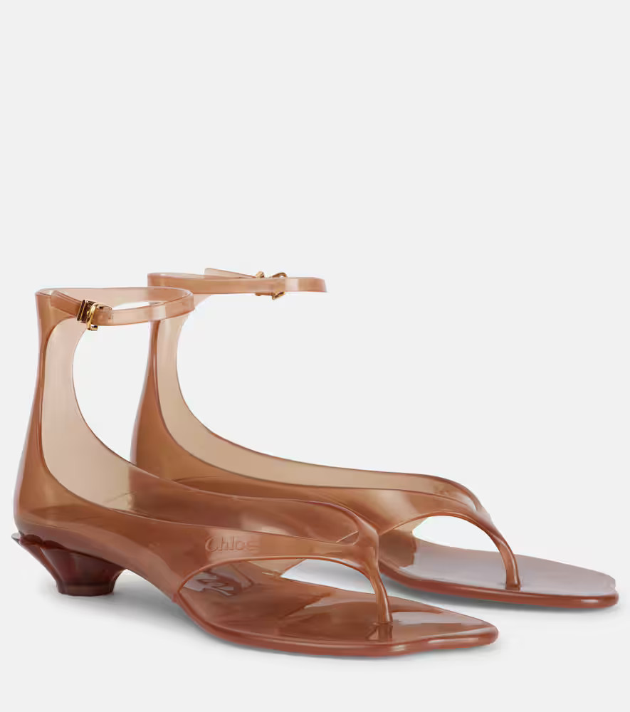 ChloÃ© ChloÃ© Jelly thong sandals | Mytheresa (UK)