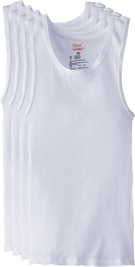 Hanes Boys' 5 Pack Ultimate Comfortsoft Tank | Amazon (US)