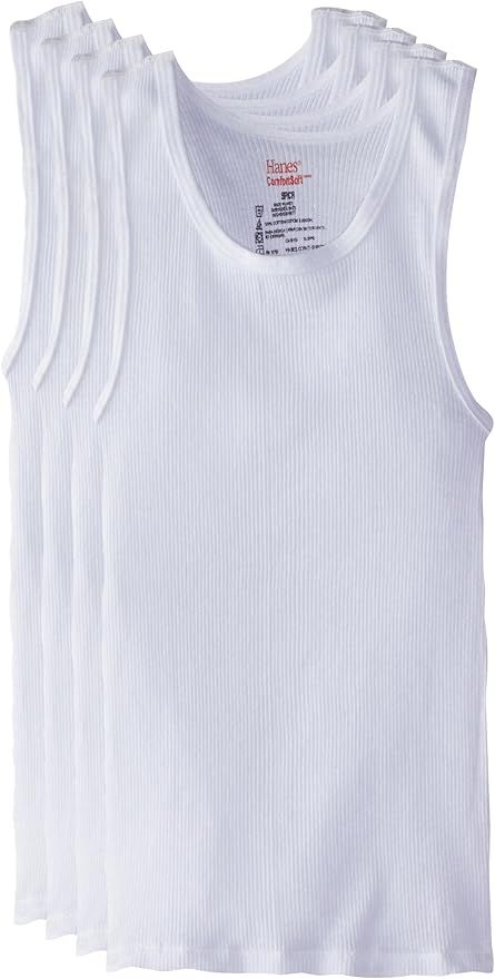 Hanes Boys 5 Pack Ultimate Comfortsoft Tank | Amazon (US)