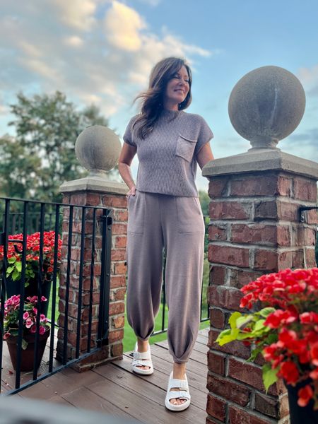 Love my new Free People lounge set wear the crop sweater with jeans to mix and match! Lots of color ways hoo!  

#LTKU #LTKBacktoSchool #LTKunder50