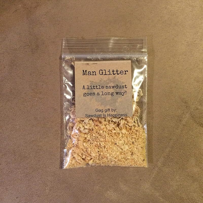 Man Glitter, Stocking Stuffer, Christmas Gift, Gag Gift, Sawdust is Man Glitter, Gag Gift, Party ... | Amazon (US)