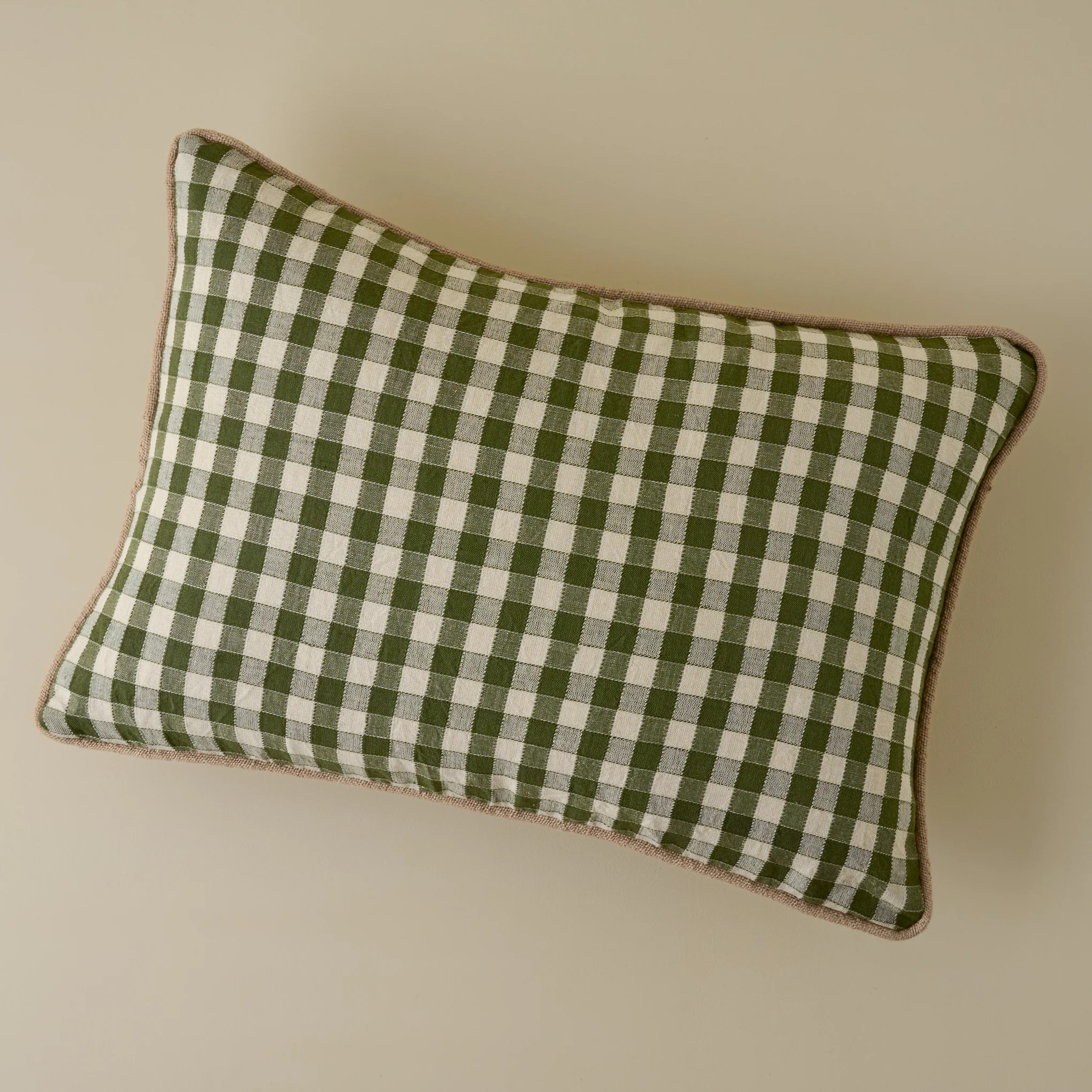 Gingham Small Lumbar Pillow | Magnolia