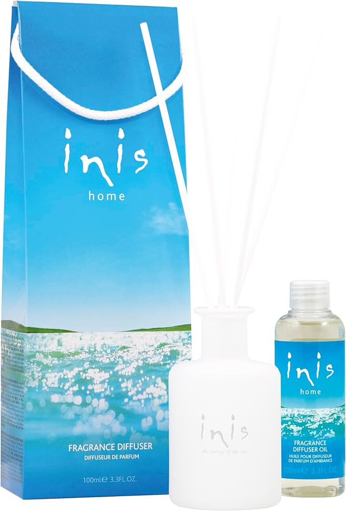 Inis the Energy of the Sea Reed Diffuser Set - Oil Diffuser - Ocean Fresh Fragrance for Home - In... | Amazon (US)