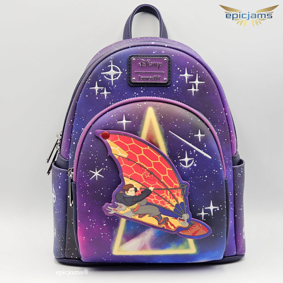 Loungefly Disney Treasure Planet Solar Surfer Glow-in-the-Dark Mini Backpack New | Poshmark