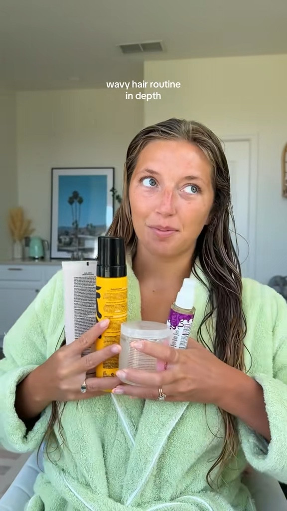 my in depth wavy hair routine ✨