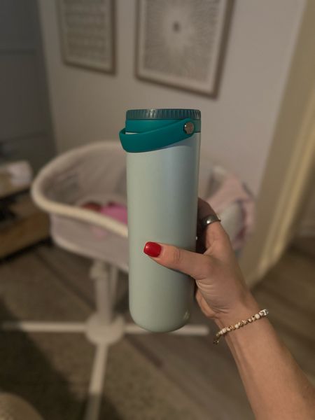 Portable breastmilk cooler. Using this for night time feeds and storing extra milk without having to go downstairs. Also great for pumping on the go! 
