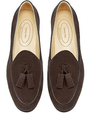 Journey West Suede Tassel Loafer for Women Slip-on Belgian Penny Loafers Shoes for Women in Many ... | Amazon (US)