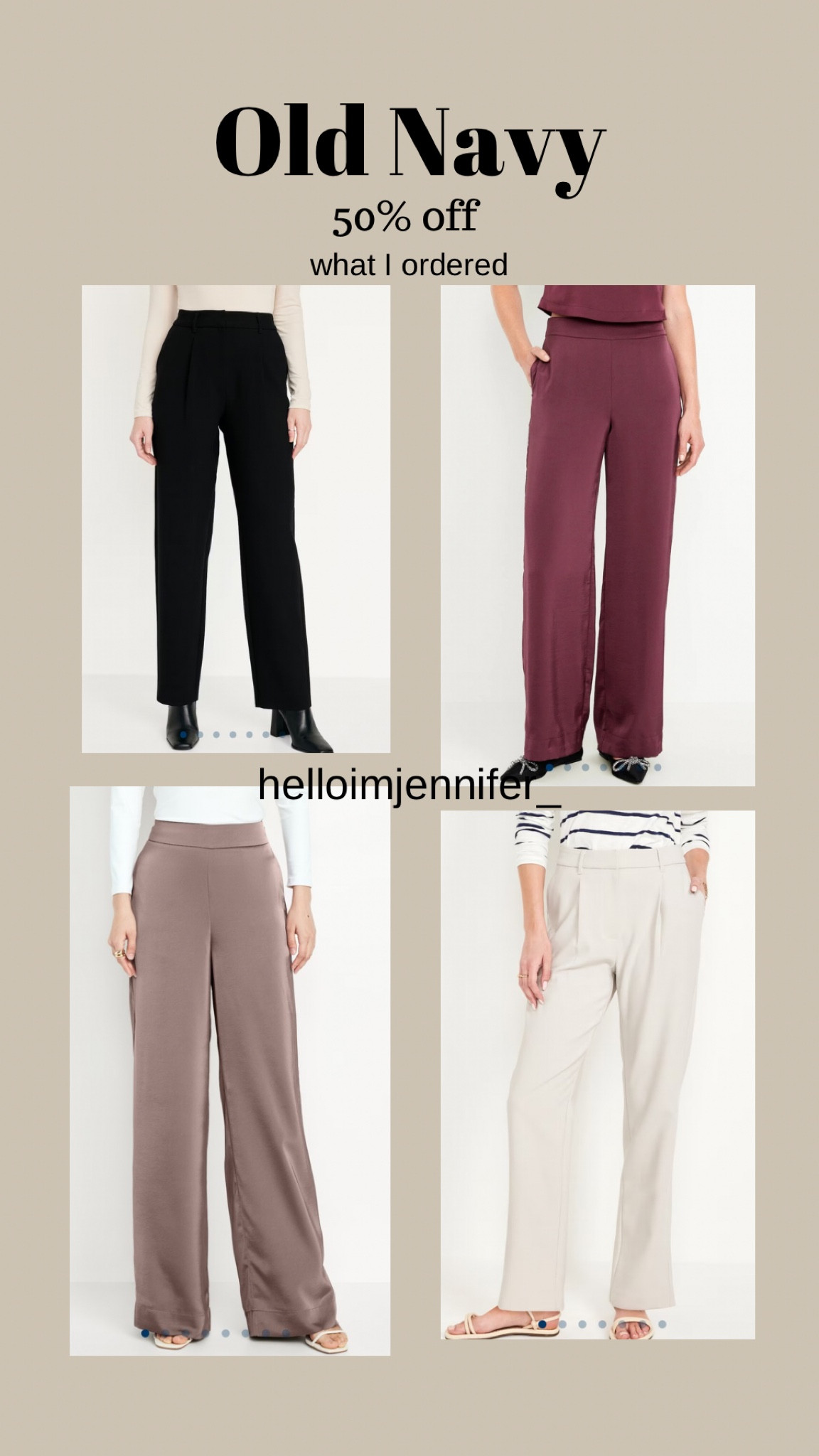Old Navy 50% off sale
Trousers
Work pants 
Dress pants 
Plus size office wear
Workwear
Fall fashion
Winter fashion
Midsize dress pants 
Midsize trousers 
Plus size trousers 
Affordable outfits 

#LTKPlusSize #LTKMidsize #LTKSaleAlert