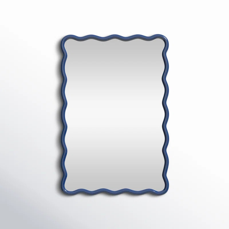 Allurine Solid Wood Wavy Wall Mirror | Wayfair North America