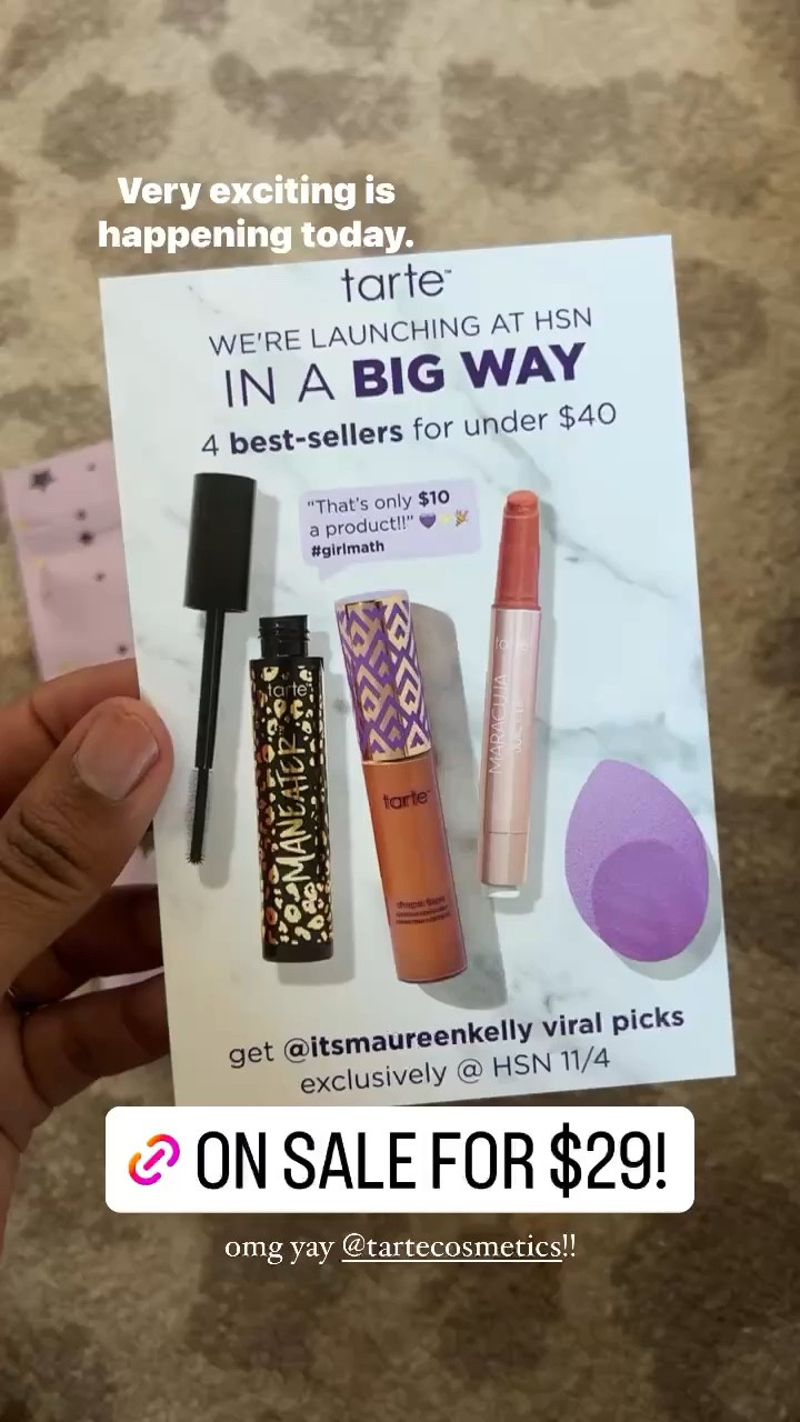 Tarte has launched on HSN in a big way!! This deal is unreal. So GOOD. It comes with this giftable bag too that is perfect for just putting in a stocking or under the tree. Also an amazing teacher gift or white elephant!! 

#LTKGiftGuide #LTKHoliday #LTKsalealert
