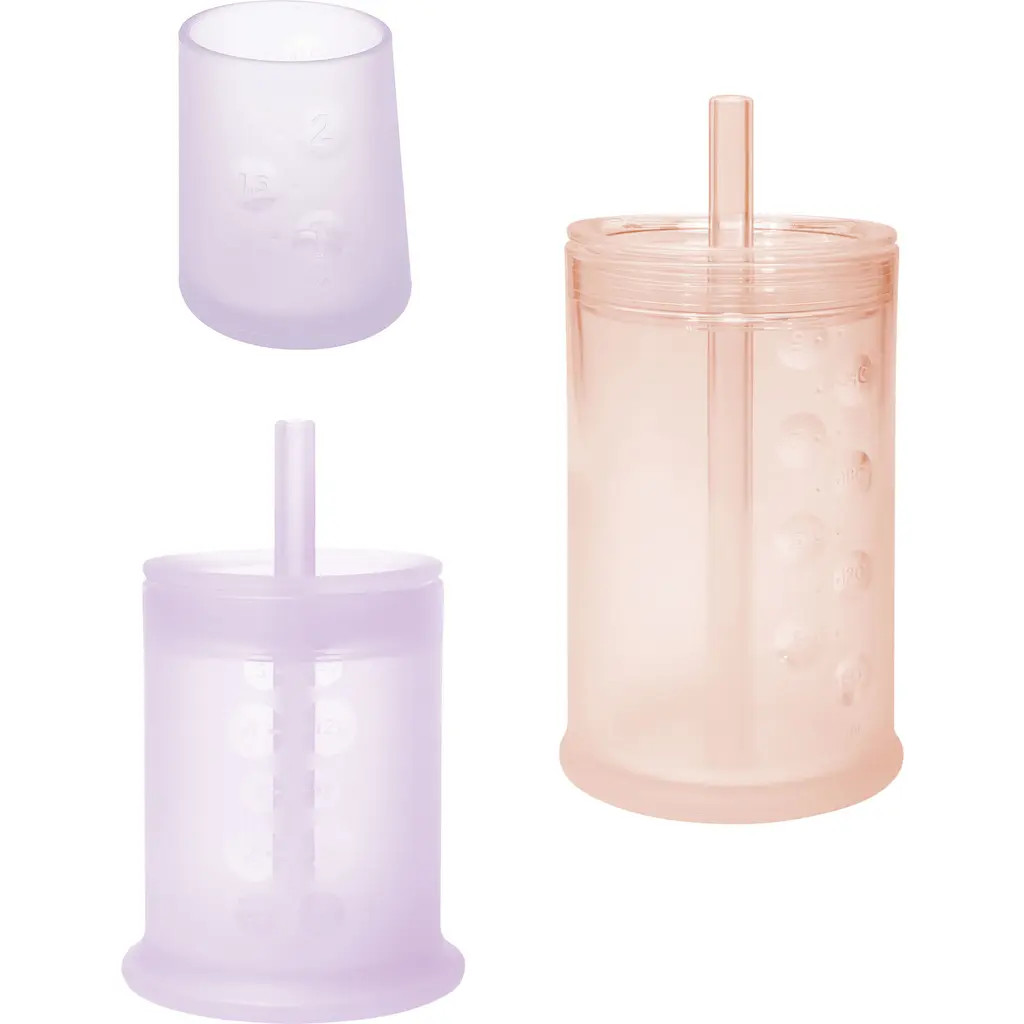 Olababy Developmental Cup Set in Lilac/Coral at Nordstrom | Nordstrom