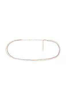 Ettika Freshwater Pearl Beaded Double Layer Waist Chain in Gold from Revolve.com | Revolve Clothing (Global)