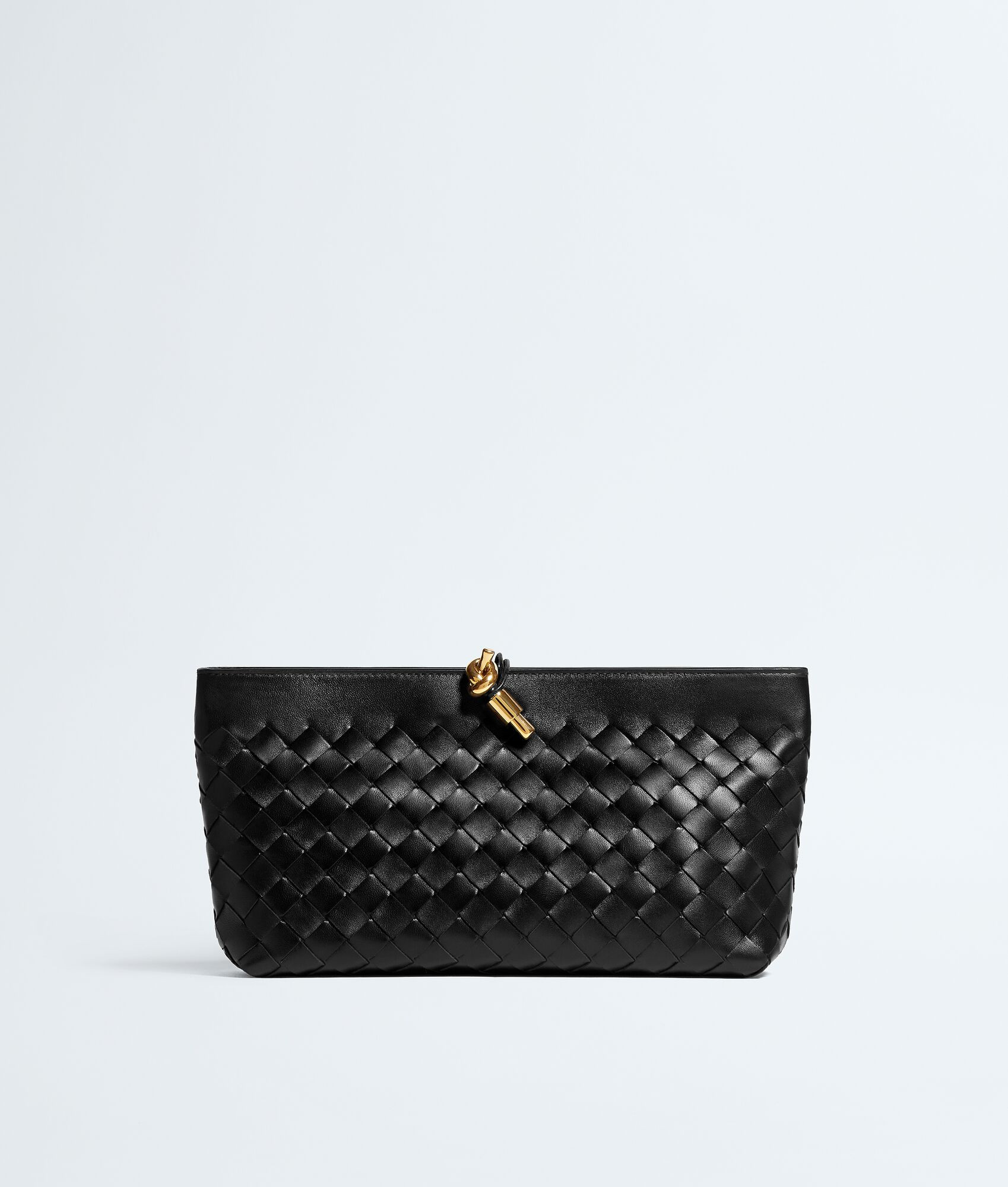 Women's Andiamo Boat Pouch in Black | Bottega Veneta US | Bottega Veneta