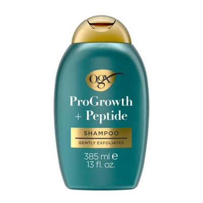 OGX ProGrowth + Peptide Clarifying Hair Shampoo - Scalp Exfoliant - 13 fl. oz: Liquid Formula, Damage Repair, All Hair Types | Target