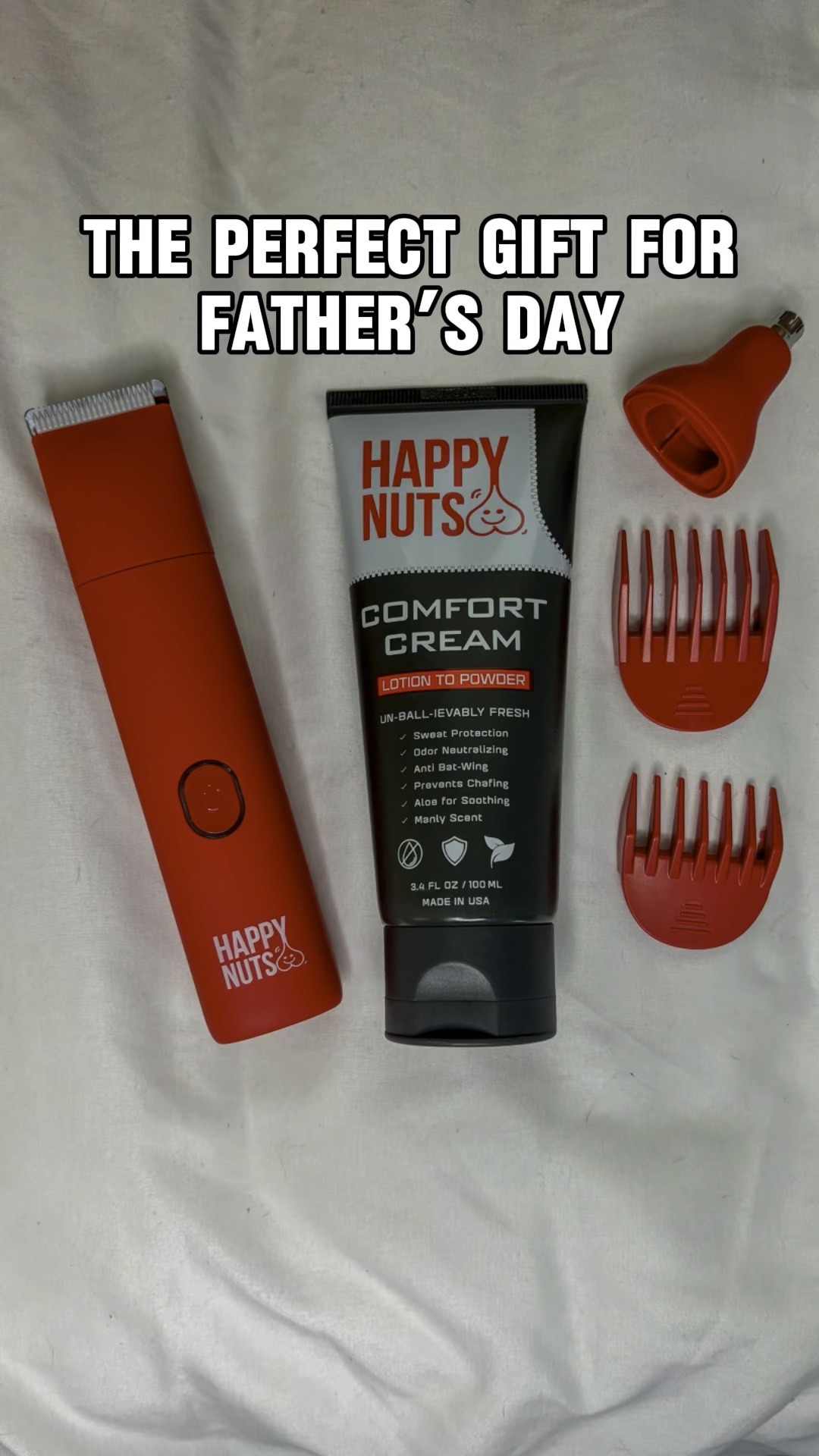 Struggling to find the perfect gift for Father’s Day? Give dad something he’ll actually use. @myhappynuts products make the perfect affordable, light-hearted, and useful gifts for all men. Their high quality, long-lasting men’s grooming products are formulated specifically for the male body to prevent sweat, chafing, and odor - making them the great gift for ANY man. Plus with these deals, you won’t want to miss out! From June 7th to the 15th get 15% off comfort creams, powders, sprays, wash, scrubbers and MORE! Plus 25%-34% off select trimmers. Trust me, you don’t want to miss out on these deals♥️


#LTKGiftGuide #LTKVideo #LTKMens