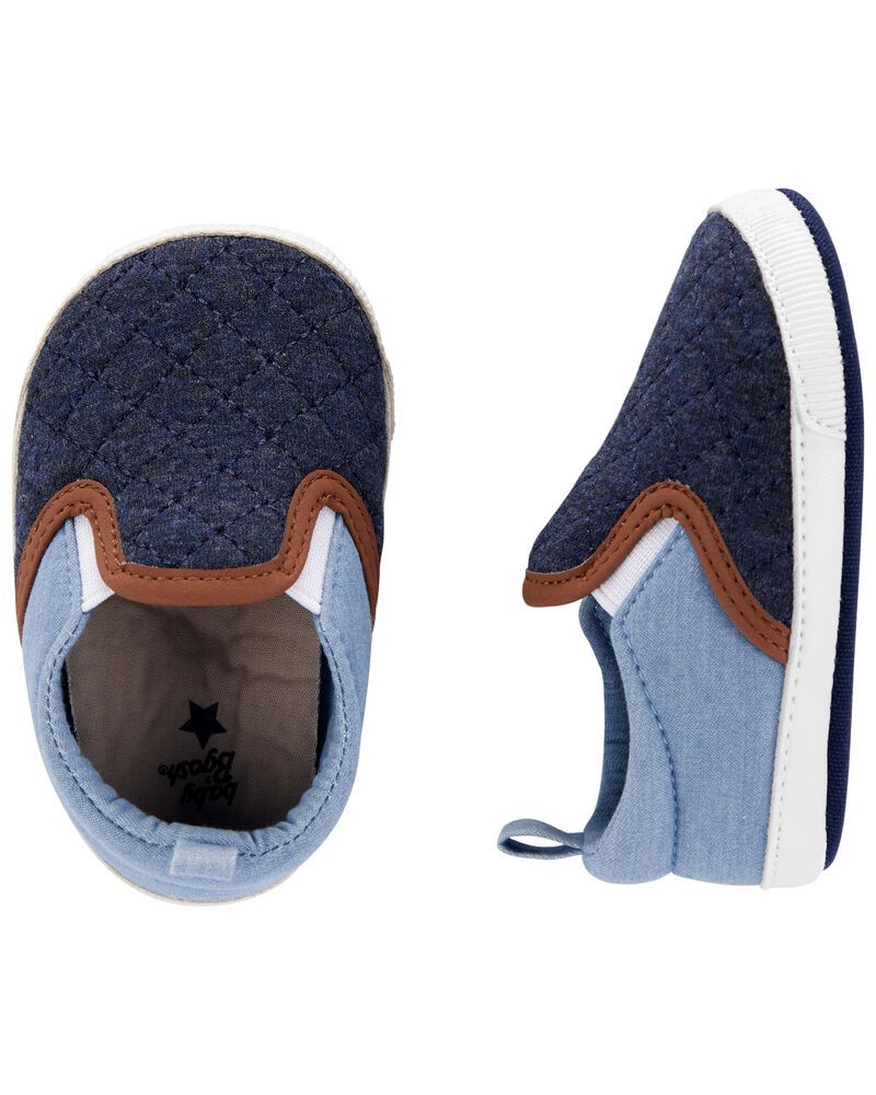 Quilted Colorblock Slip-on Baby Shoes | Carter's