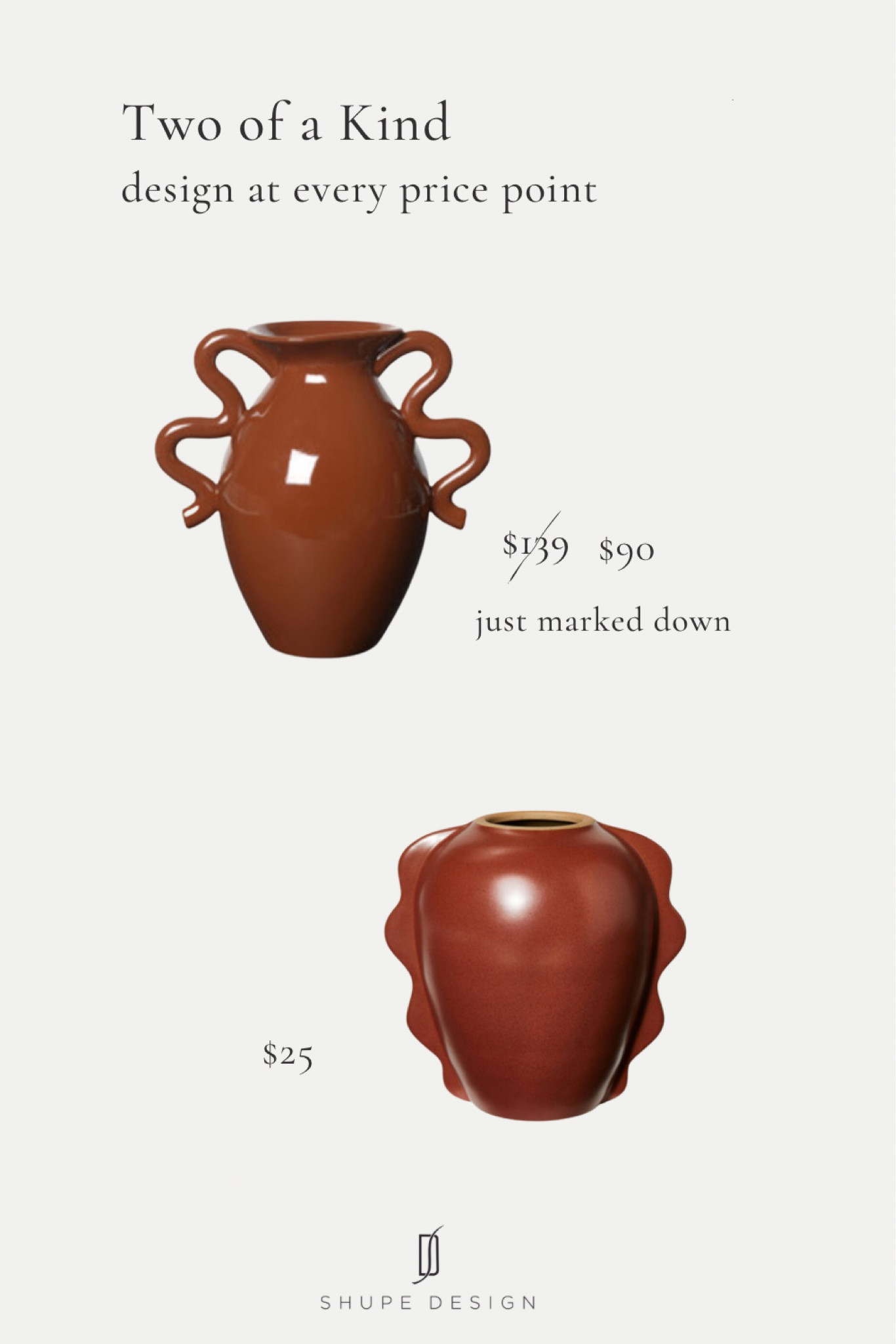 Two of a Kind

Nordstrom | McGee. & Co. | Studio McGee | Studio McGee Threshold | Target | vase | rust color 

#LTKfindsunder50 #LTKfindsunder100 #LTKhome