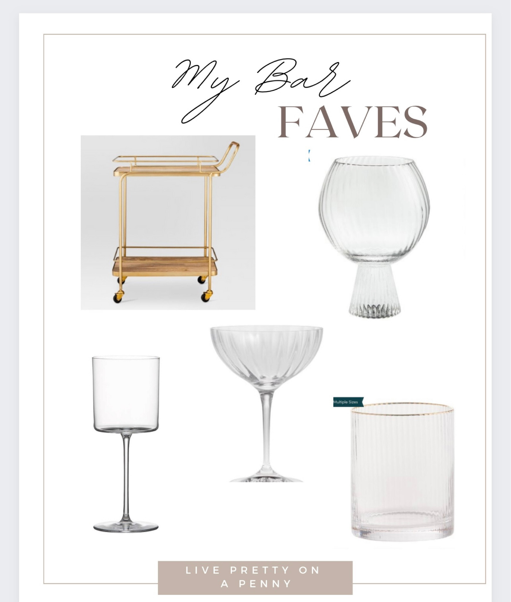 Here is some of the #barware that I am
using in my DIY basement bar. 

#LTKhome