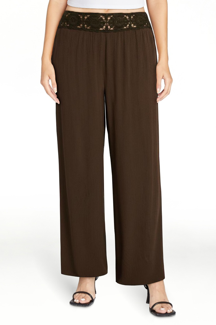 No Boundaries Crochet Waist Beach Pants, Women's XXS-XXL | Walmart (US)