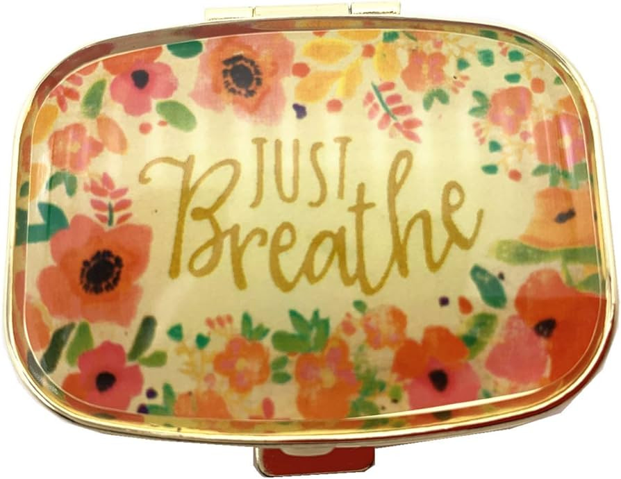 AmyZone Metal Pill Organizer Travel Friendly Portable Compact Pill Box Pill Case to Hold Vitamins... | Amazon (US)