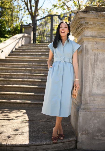Slate Blue Chloe Dress by Tuckernuck! This is the same style I’ve worn in several recent posts!

#classicstyle
#summerdress
#springdress
#summerconcert
#collareddress

#LTKStyleTip #LTKWorkwear #LTKSeasonal