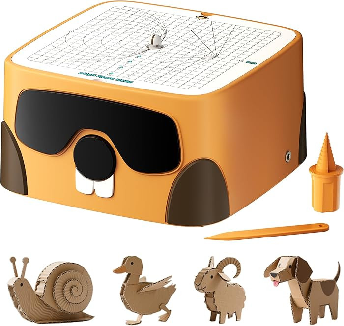 Cardboard Cutter for Kids, Safe DIY Cardboard Construction Tool Kit, Educational Craft Toy for 4+... | Amazon (US)