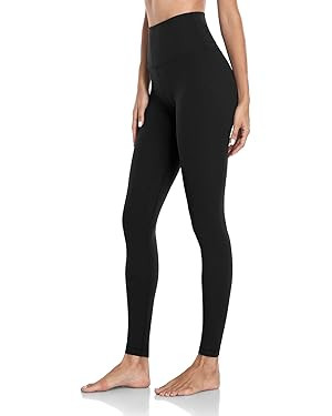 HeyNuts Essential/Work Out Extra Long Leggings for Women, High Waisted Tummy Control Workout Yoga... | Amazon (US)