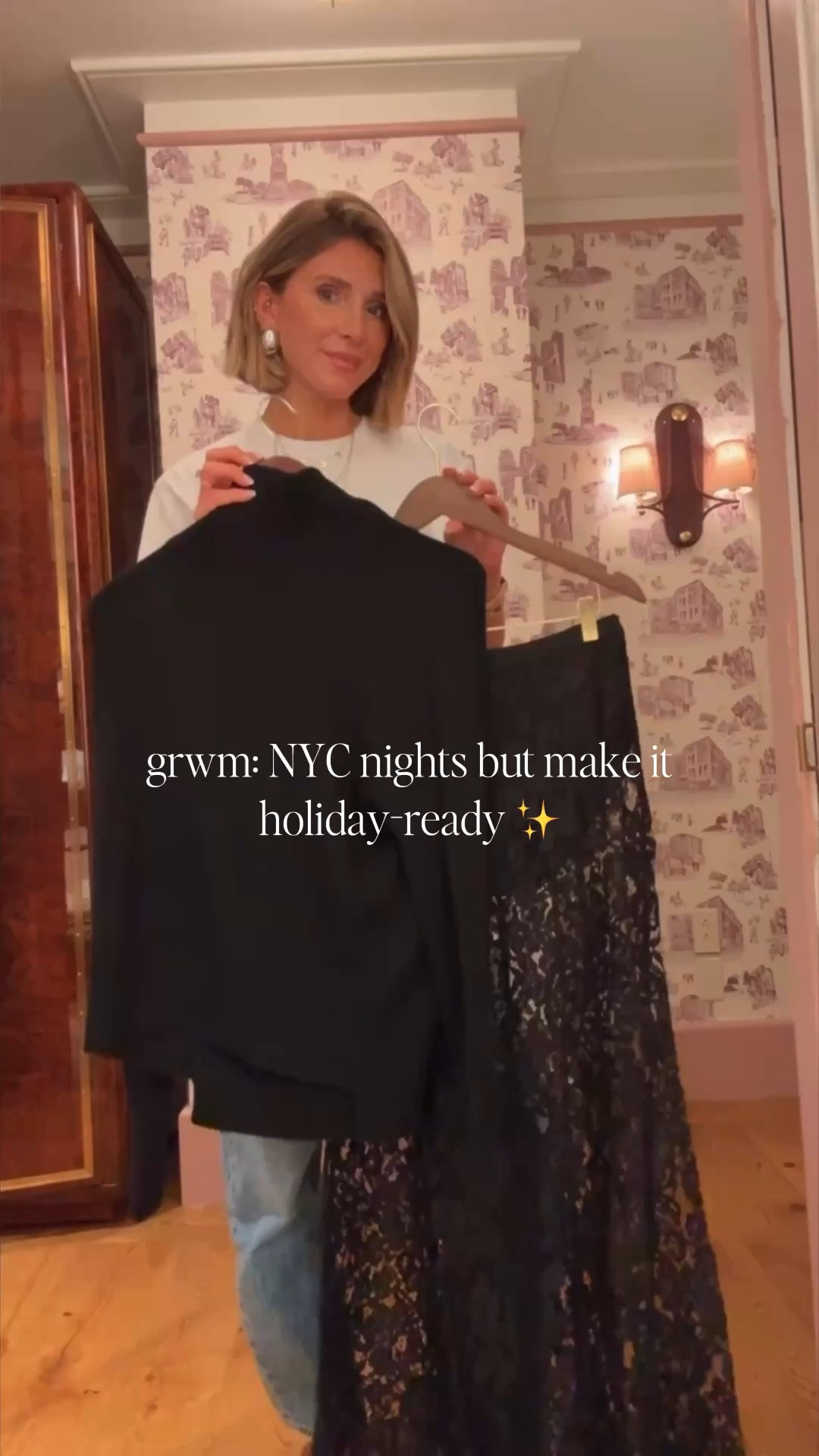 Holiday outfit, what I'm wearing in NYC in November 

#LTKHoliday