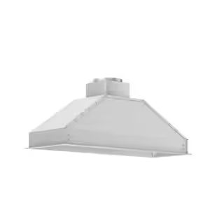 ZLINE Kitchen and Bath ZLINE 46 in. Ducted Wall Mount Range Hood Insert in Stainless Steel (695-4... | The Home Depot
