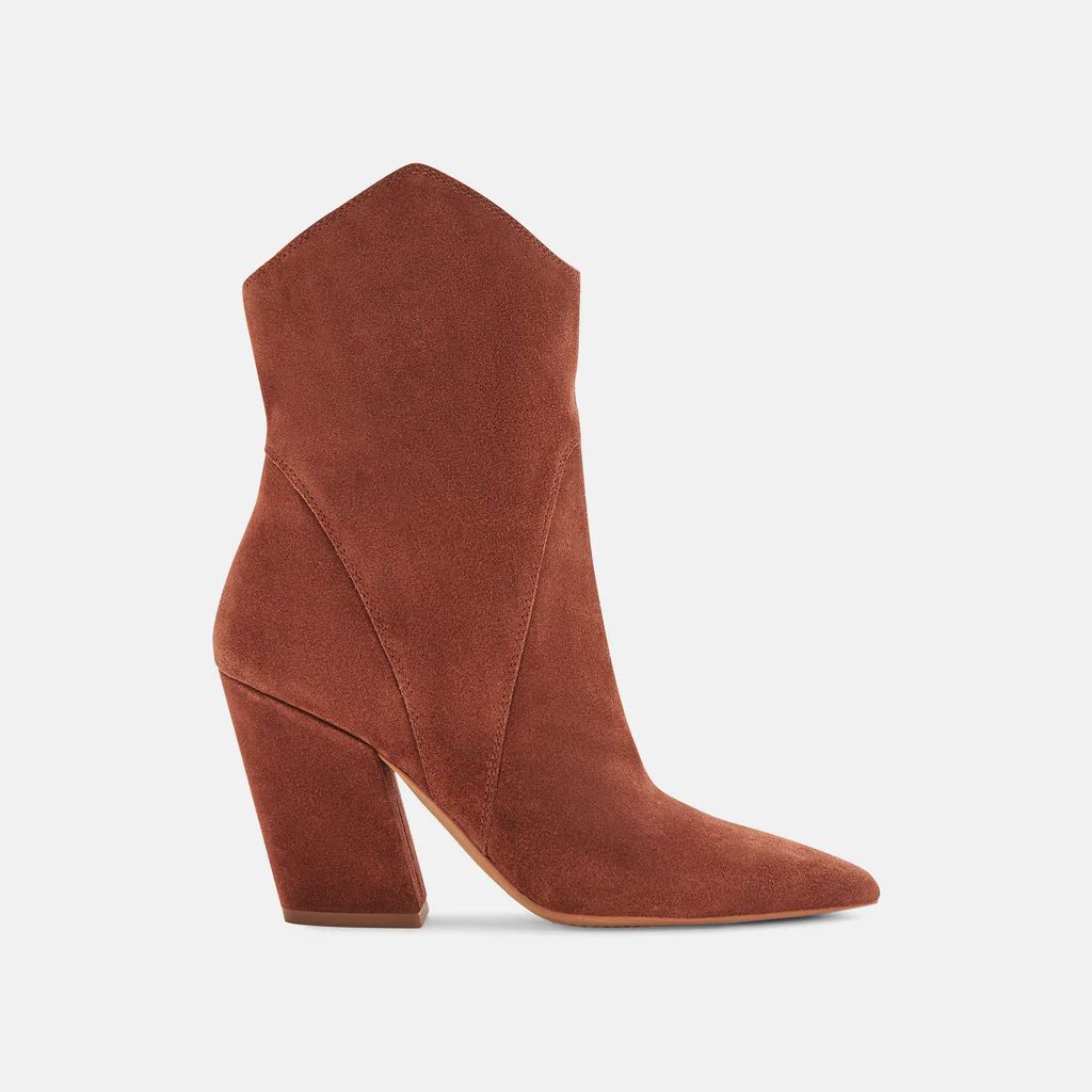 NESTLY BOOTIES BRANDY SUEDE | DolceVita.com