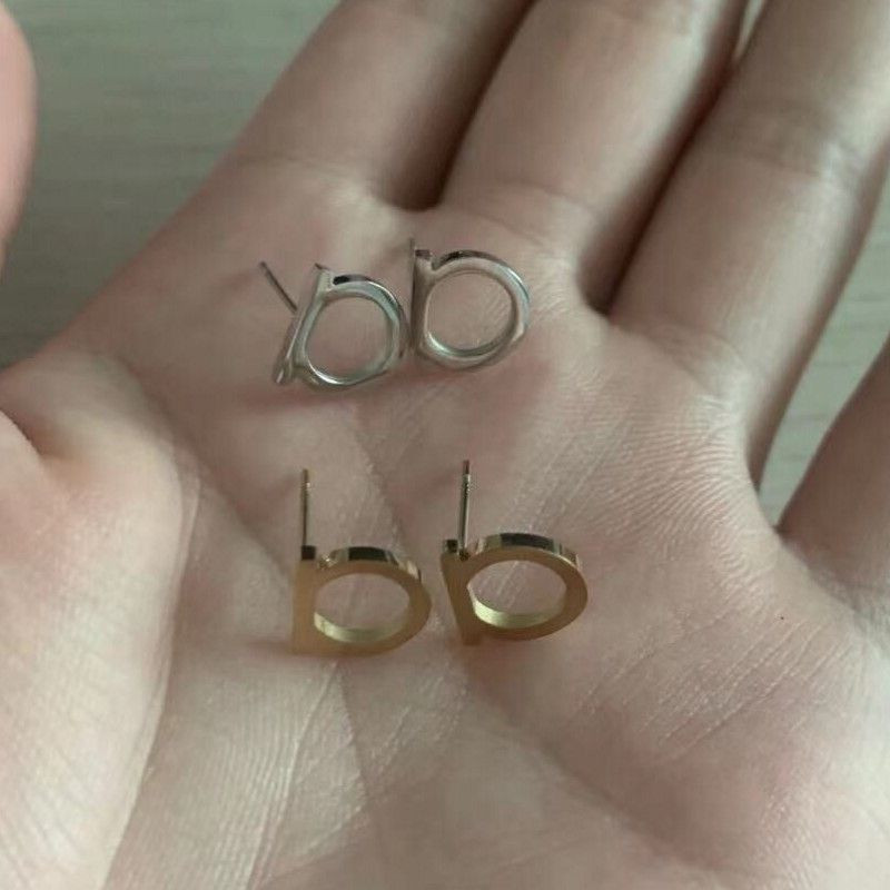 20 Design Mix Tiny Jewelry Classic Simple Love Heart Circle Studs Stainless Steel Gold Silver Ros... | DHGate