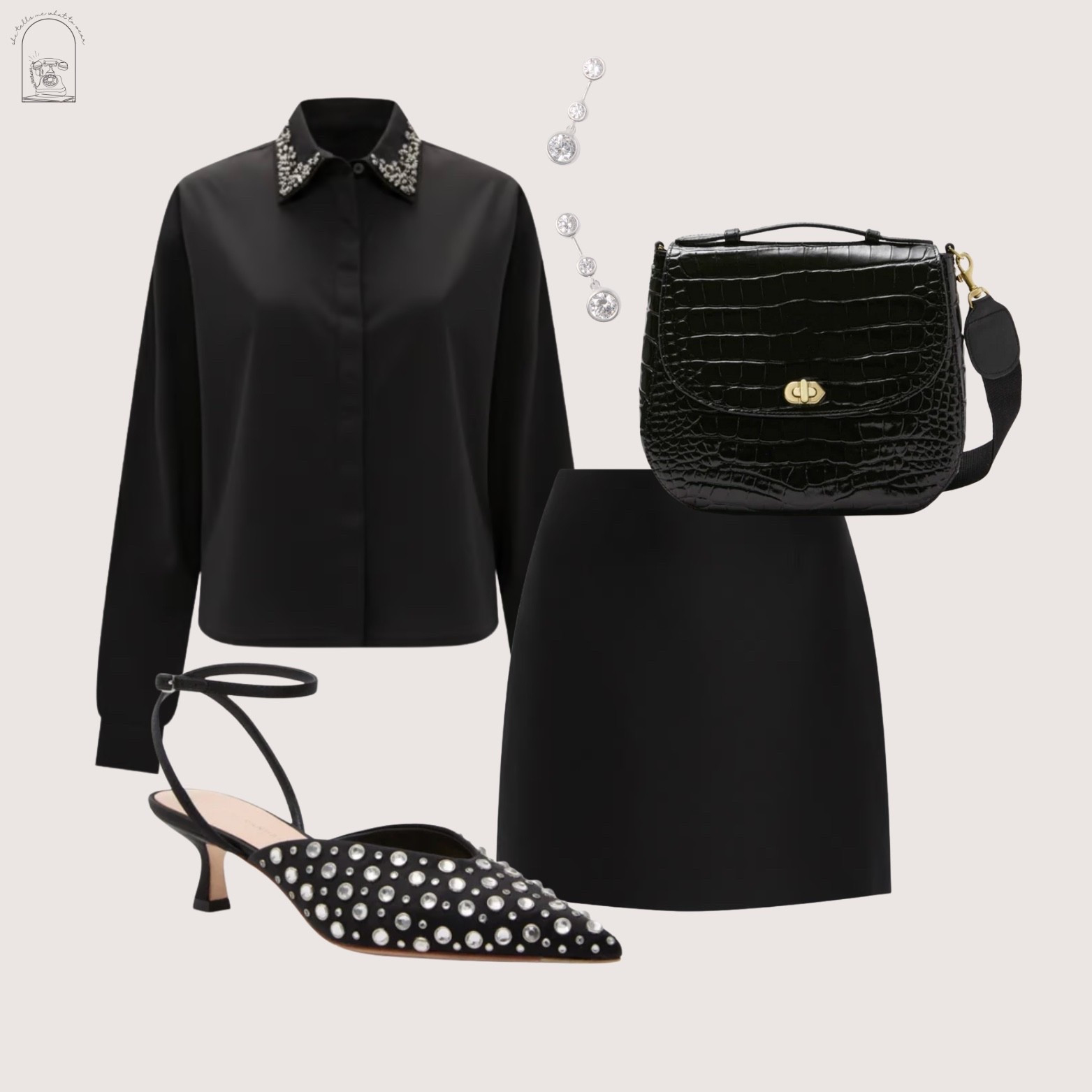 an all black night out look 🖤 valentine’s day? date night outfit? girls night out? i’m completely obsessed with these black kitten heels! 

#LTKootd