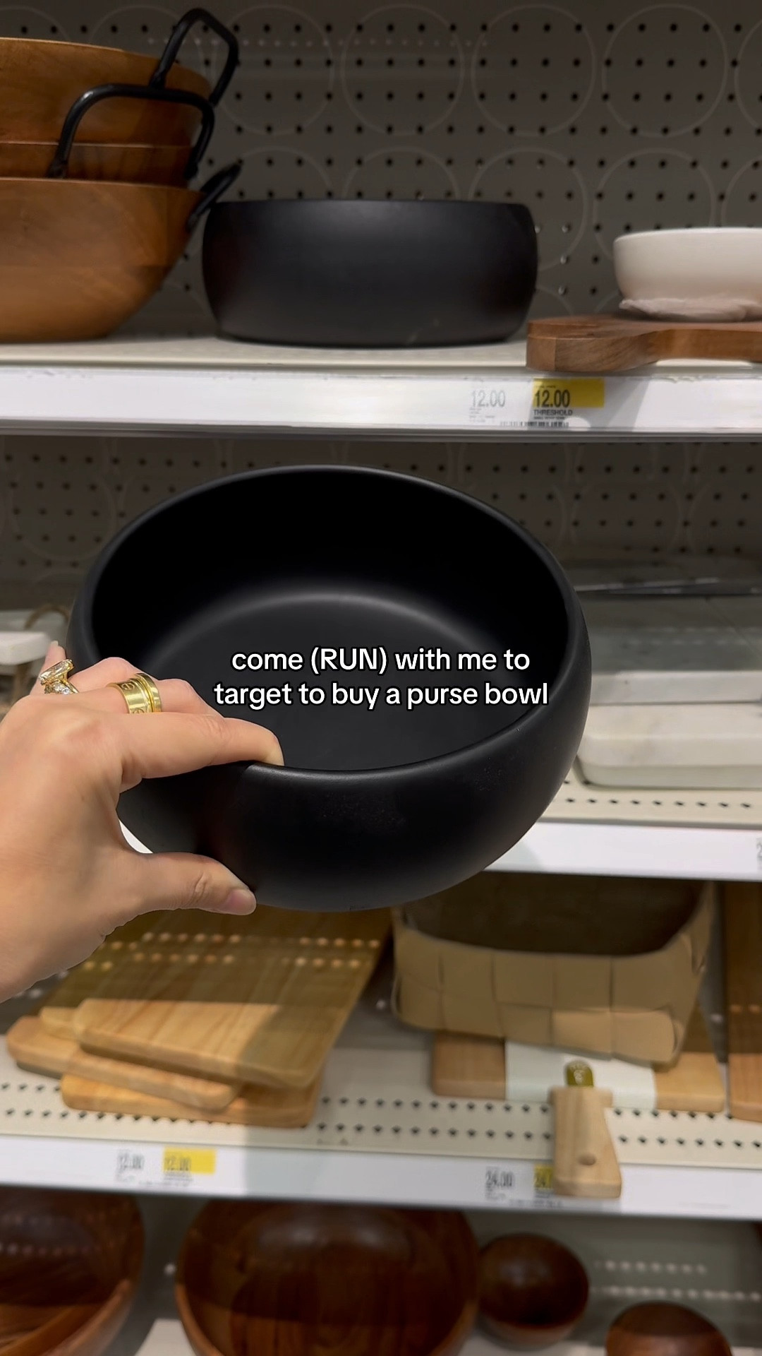 The way I RAN to target after seeing @cocotakes video explaining what a purse bowl is. What a GENIUS idea to throw all your purse contents in a bowl at the end of the day so you can easily swap out your purse the next day 