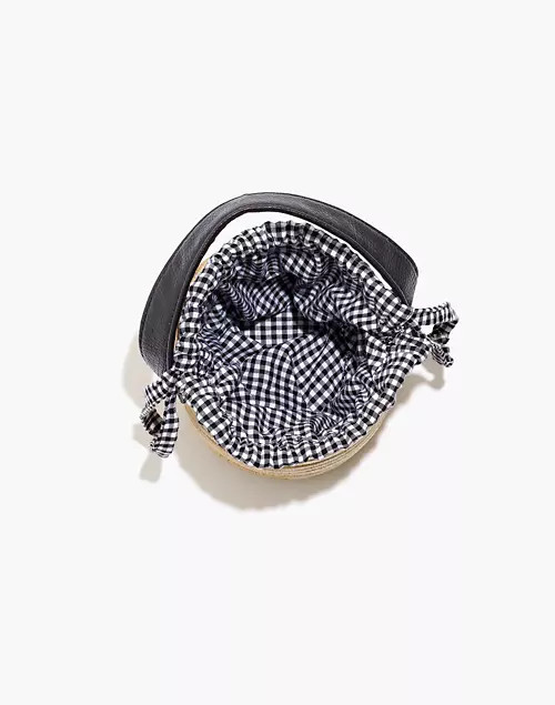 Madewell x Indego Africa™ Gingham Bucket Bag | Madewell