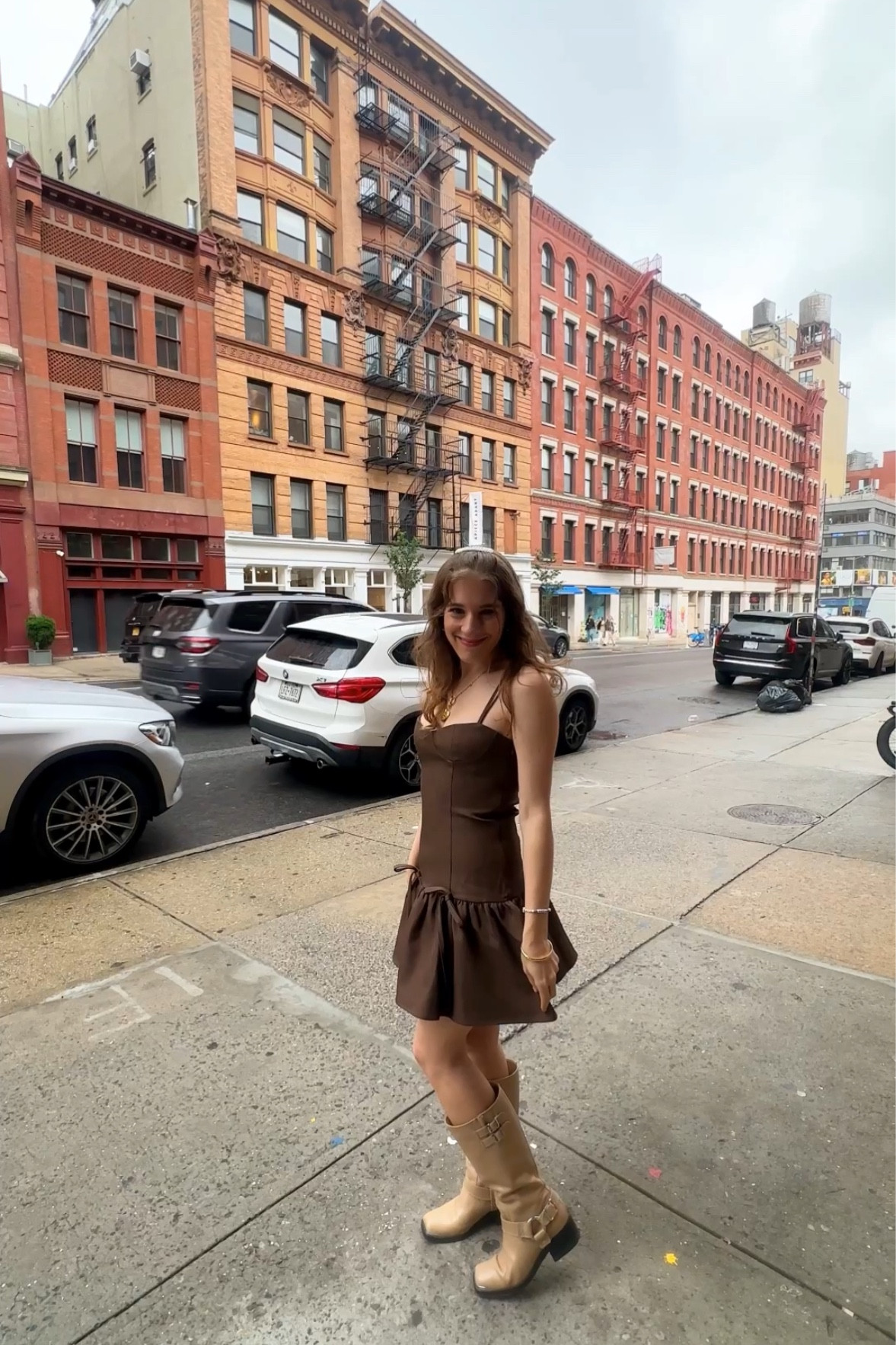 Brown peppermayo dress with bows and drop waist 

#LTKFindsUnder100 #LTKTravel #LTKSummerEdit