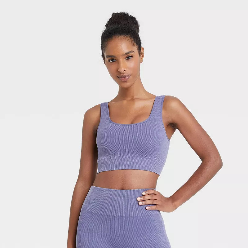 Women's Ribbed Seamless Bra - JoyLab™ | Target