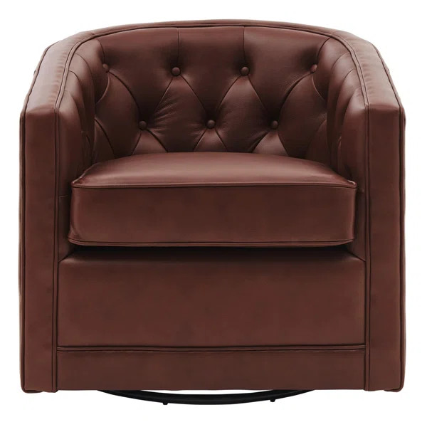 Upholstered Swivel Barrel Chair | Wayfair North America