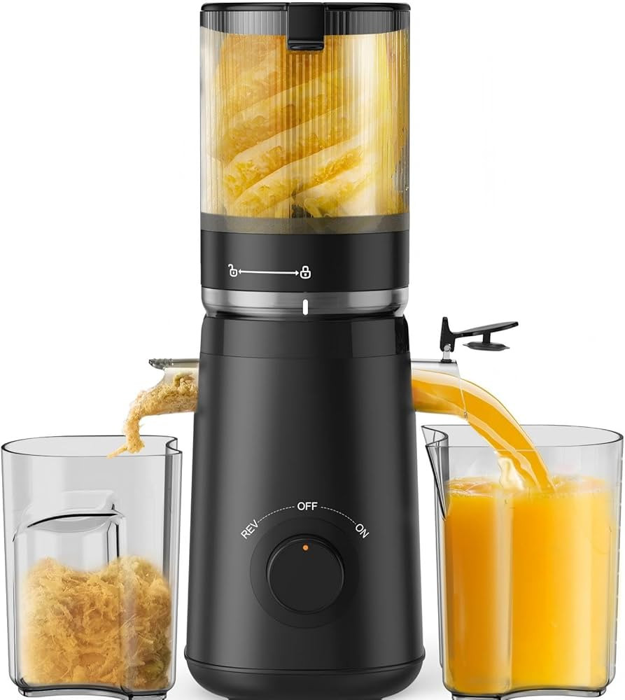 Juicer Machines, TUUMIIST Cold Press Juicer with 5.3" Extra Large Feed Chute Fit Whole Fruits & V... | Amazon (US)