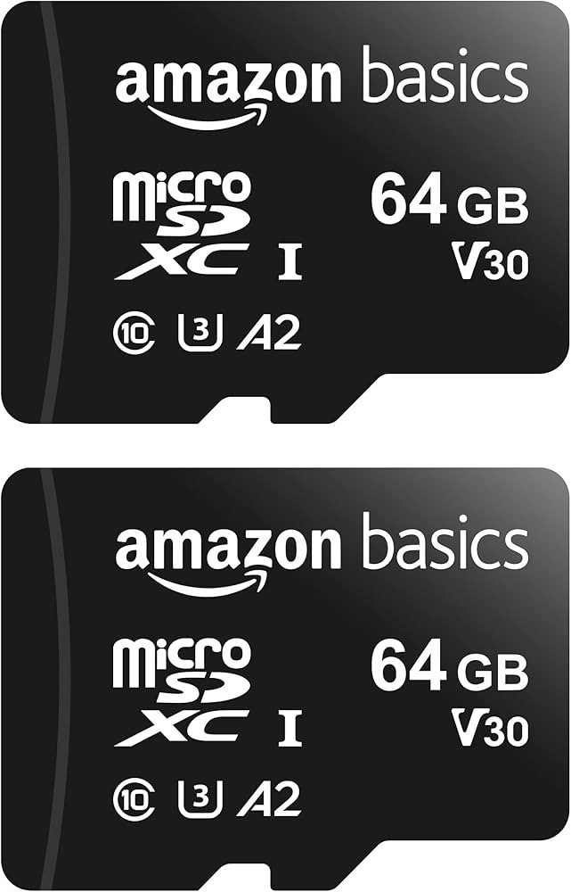 Amazon Basics MicroSDXC UHS-I Class 10 Memory Card with Full Size Adapter, A2, U3, V30, 4K, Read ... | Amazon (US)