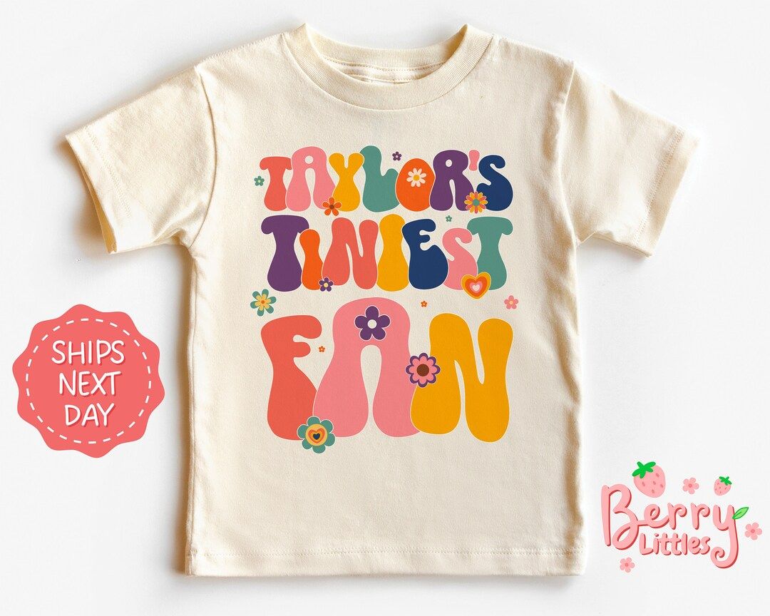 Taylor's Tiniest Fan Baby Infant Swiftie Shirt  Swiftie - Etsy | Etsy (US)